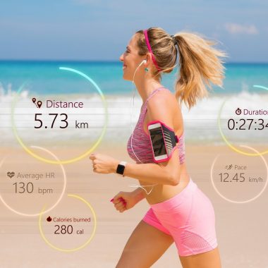 Woman running