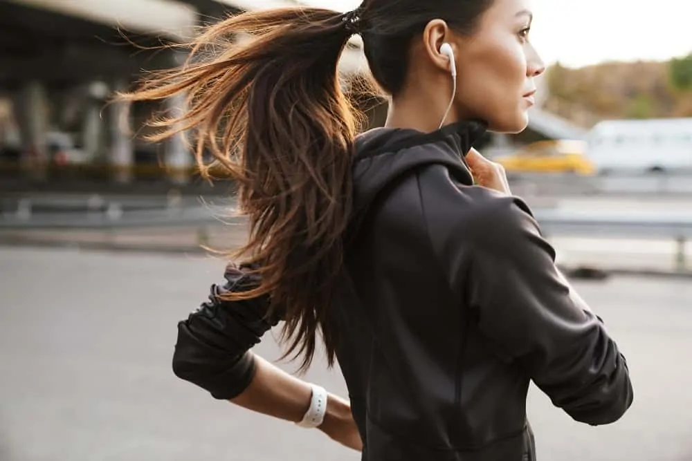 Strong fitness woman
